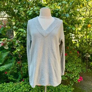Prana Cedros Sweater Tunic Grey Heather Sz S
